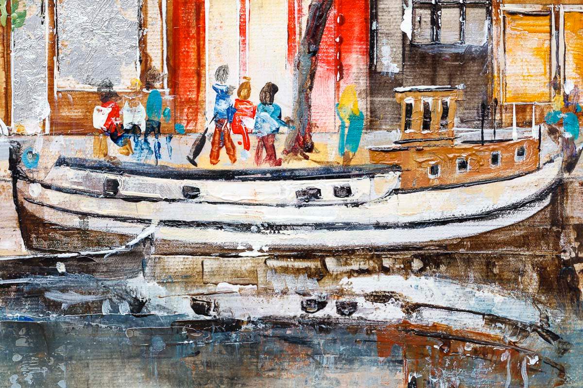 Summer in Amsterdam - Original - SOLD by artist Veronika Benoni - Wyecliffe Galleries