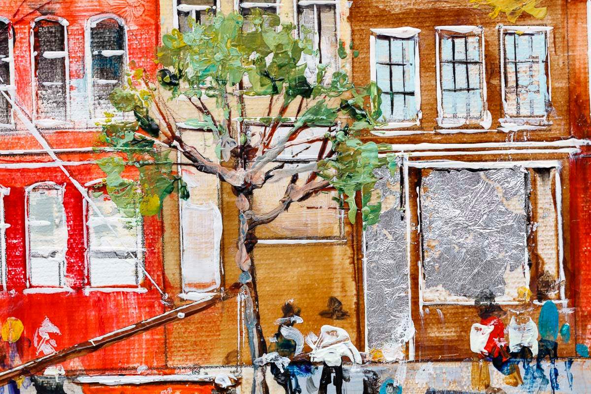 Summer in Amsterdam - Original - SOLD by artist Veronika Benoni - Wyecliffe Galleries
