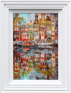 Summer in Amsterdam - Original - SOLD by artist Veronika Benoni - Wyecliffe Galleries