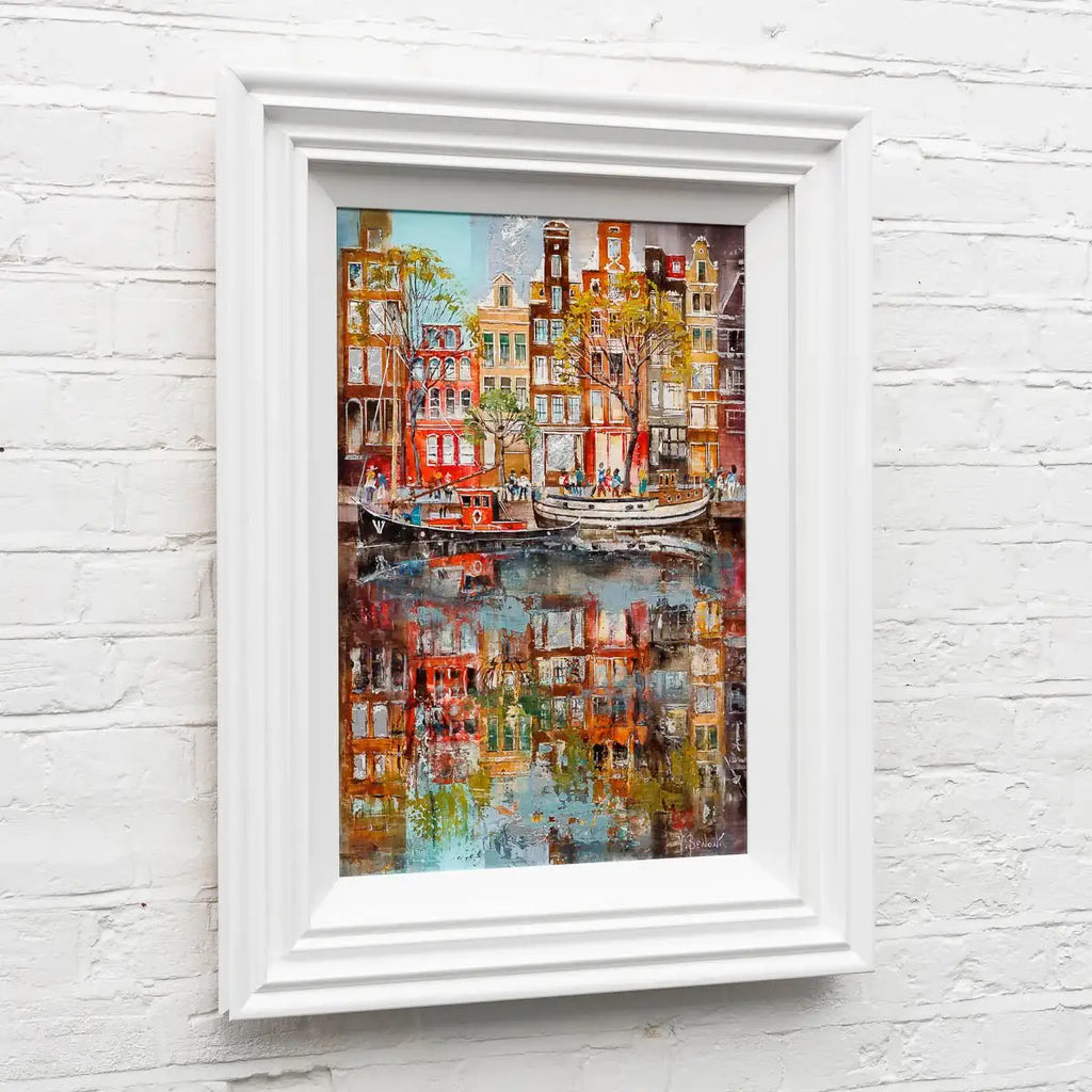 Summer in Amsterdam - Original - SOLD by artist Veronika Benoni - Wyecliffe Galleries