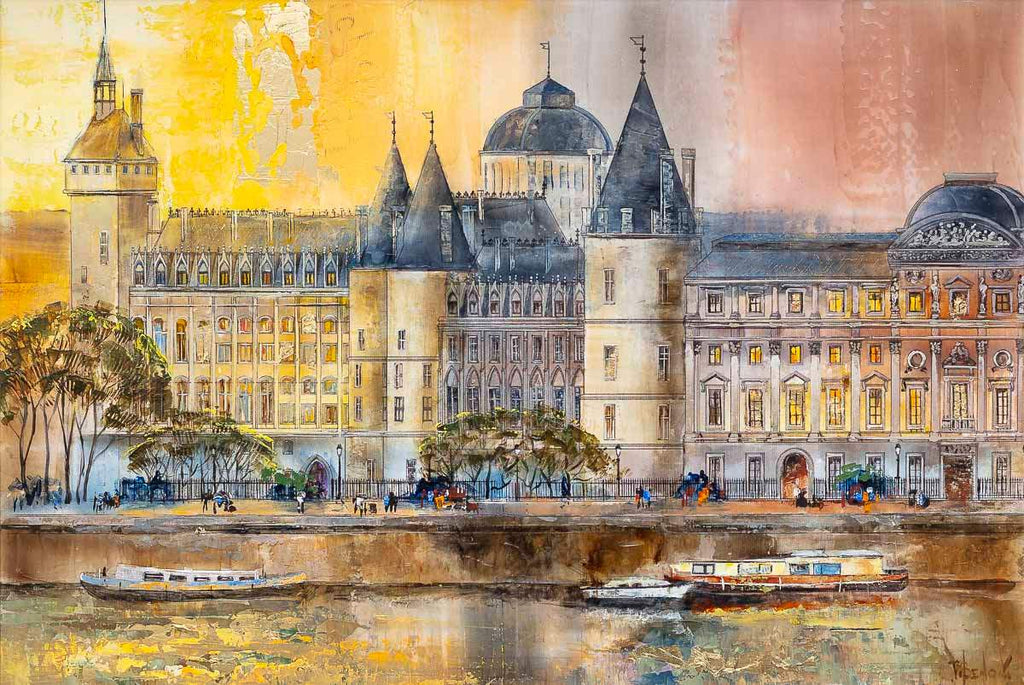 Sunset Glow - Original - SOLD by artist Veronika Benoni - Wyecliffe Galleries