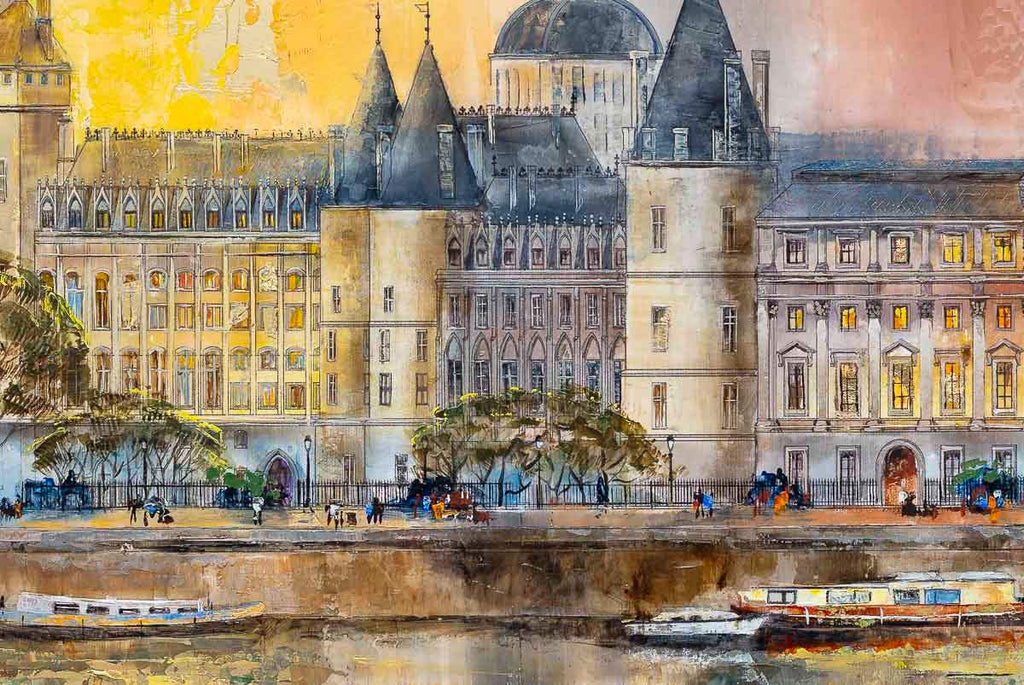 Sunset Glow - Original - SOLD by artist Veronika Benoni - Wyecliffe Galleries