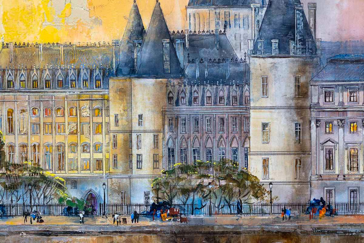 Sunset Glow - Original - SOLD by artist Veronika Benoni - Wyecliffe Galleries