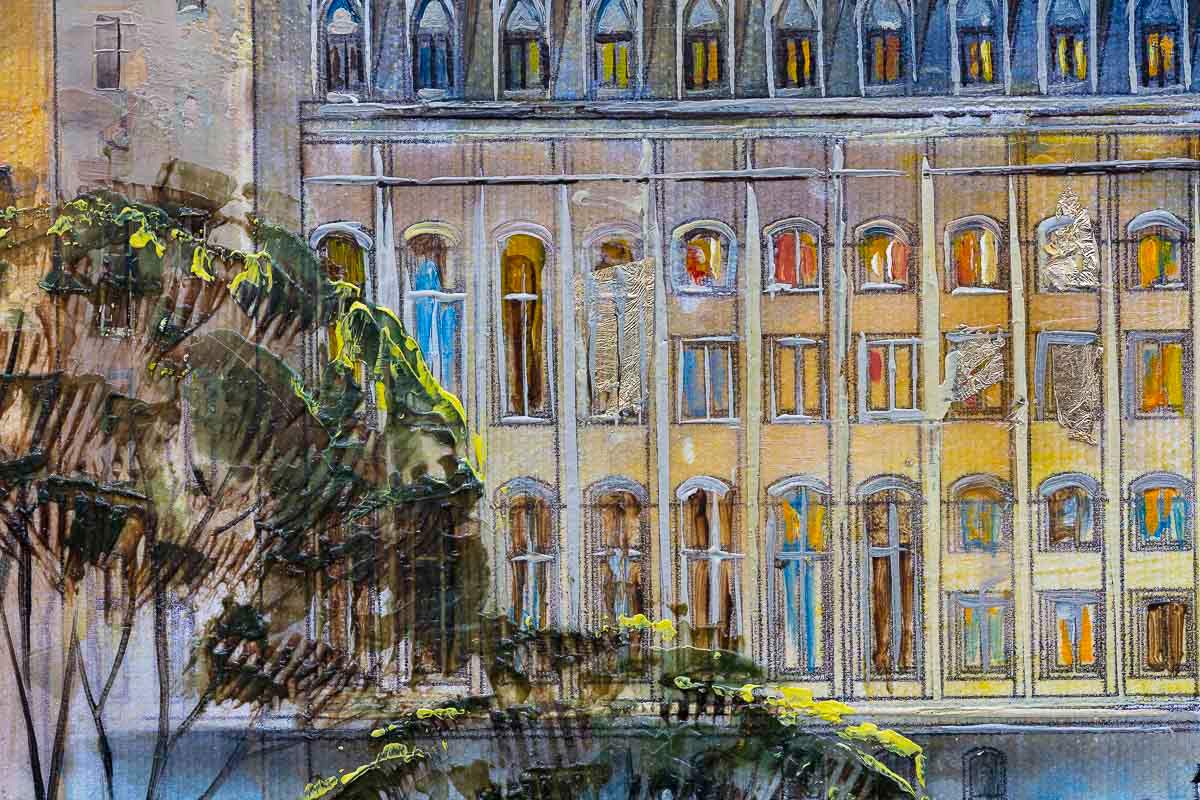 Sunset Glow - Original - SOLD by artist Veronika Benoni - Wyecliffe Galleries