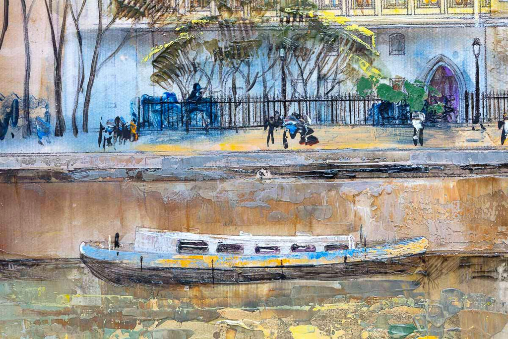 Sunset Glow - Original - SOLD by artist Veronika Benoni - Wyecliffe Galleries