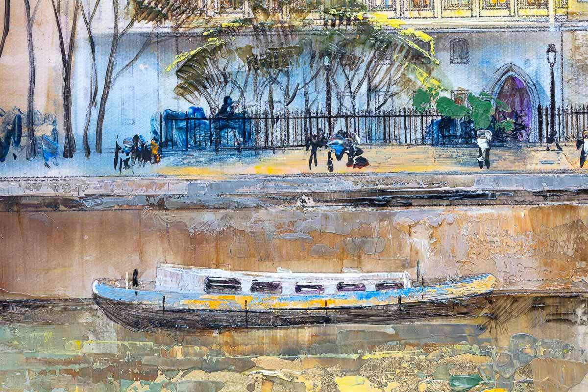 Sunset Glow - Original - SOLD by artist Veronika Benoni - Wyecliffe Galleries