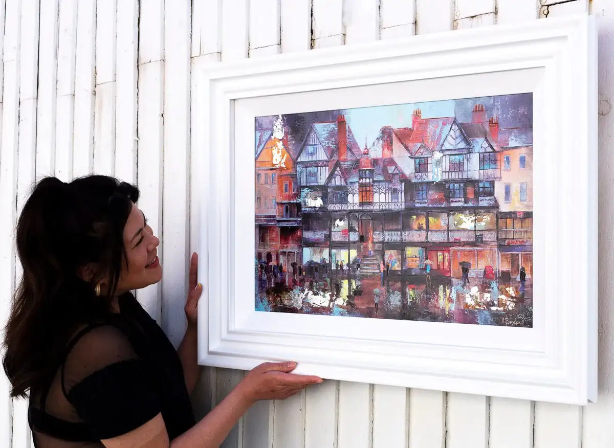 Sunshine On a Rainy Day - Original - SOLD by artist Veronika Benoni - Wyecliffe Galleries