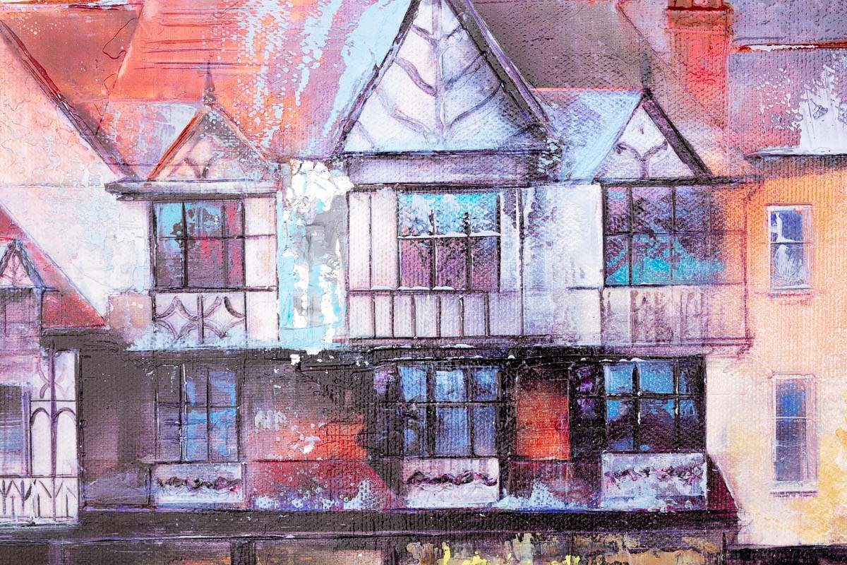 Sunshine On a Rainy Day - Original - SOLD by artist Veronika Benoni - Wyecliffe Galleries