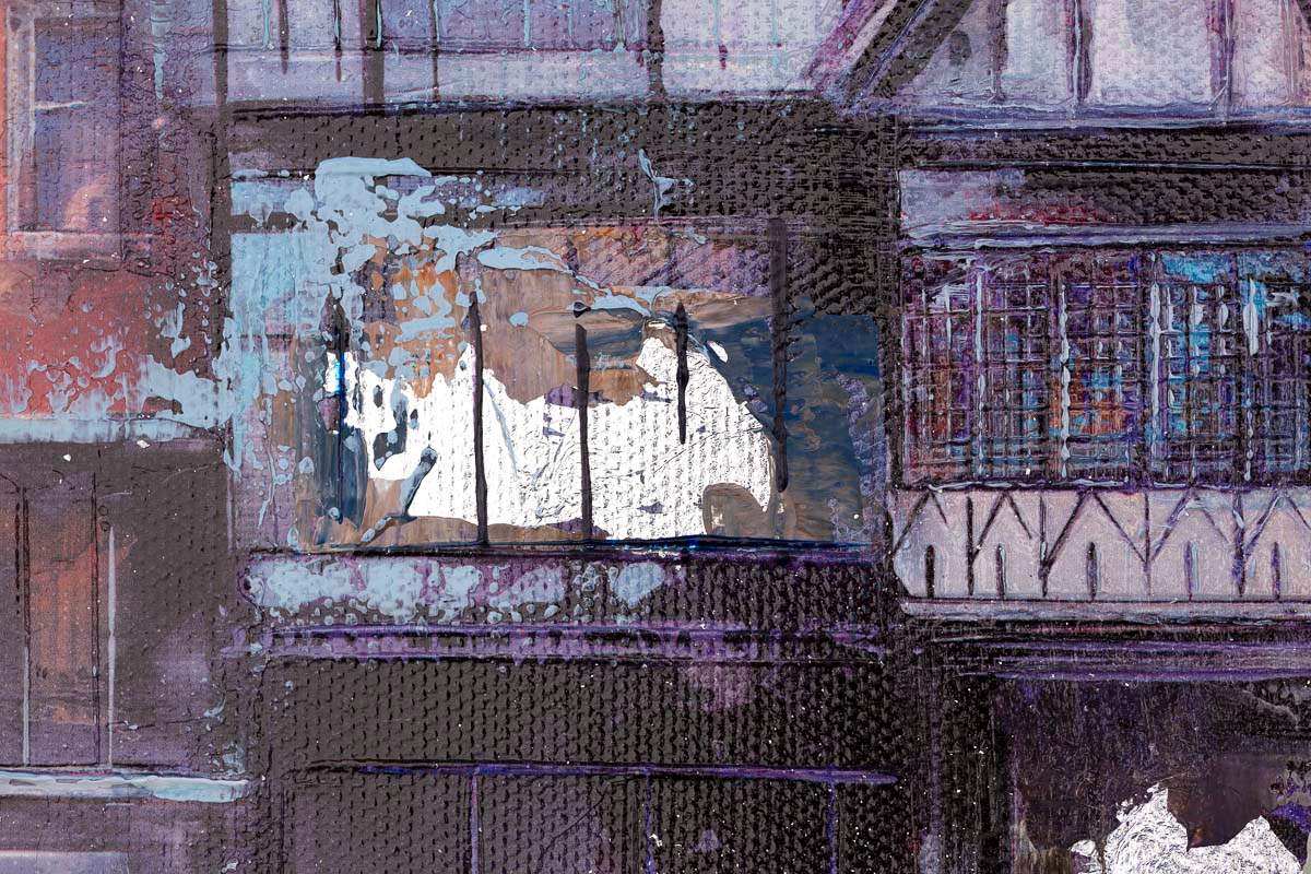 Sunshine On a Rainy Day - Original - SOLD by artist Veronika Benoni - Wyecliffe Galleries