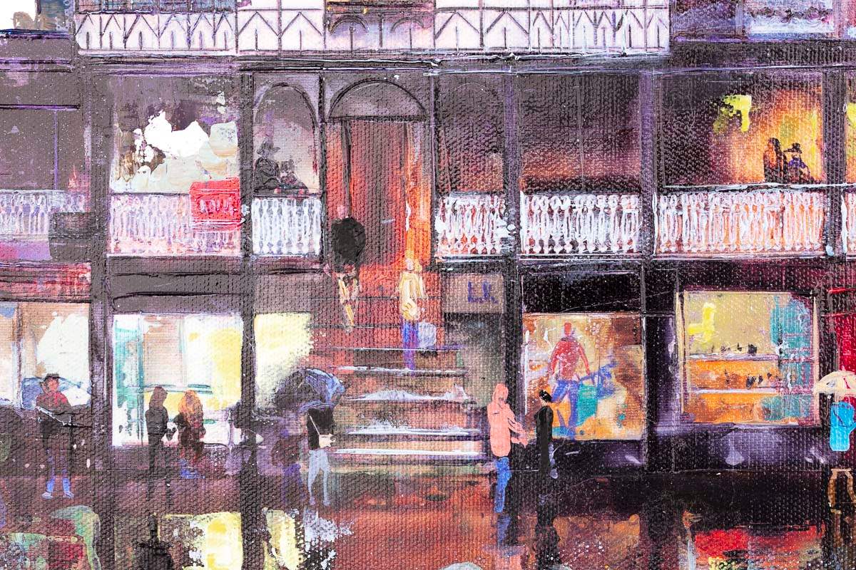 Sunshine On a Rainy Day - Original - SOLD by artist Veronika Benoni - Wyecliffe Galleries