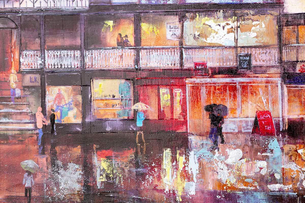 Sunshine On a Rainy Day - Original - SOLD by artist Veronika Benoni - Wyecliffe Galleries