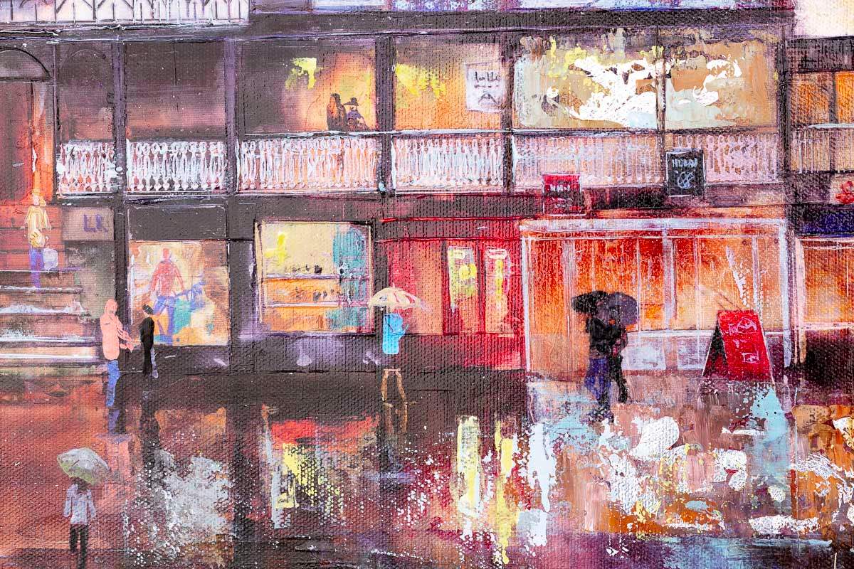 Sunshine On a Rainy Day - Original - SOLD by artist Veronika Benoni - Wyecliffe Galleries