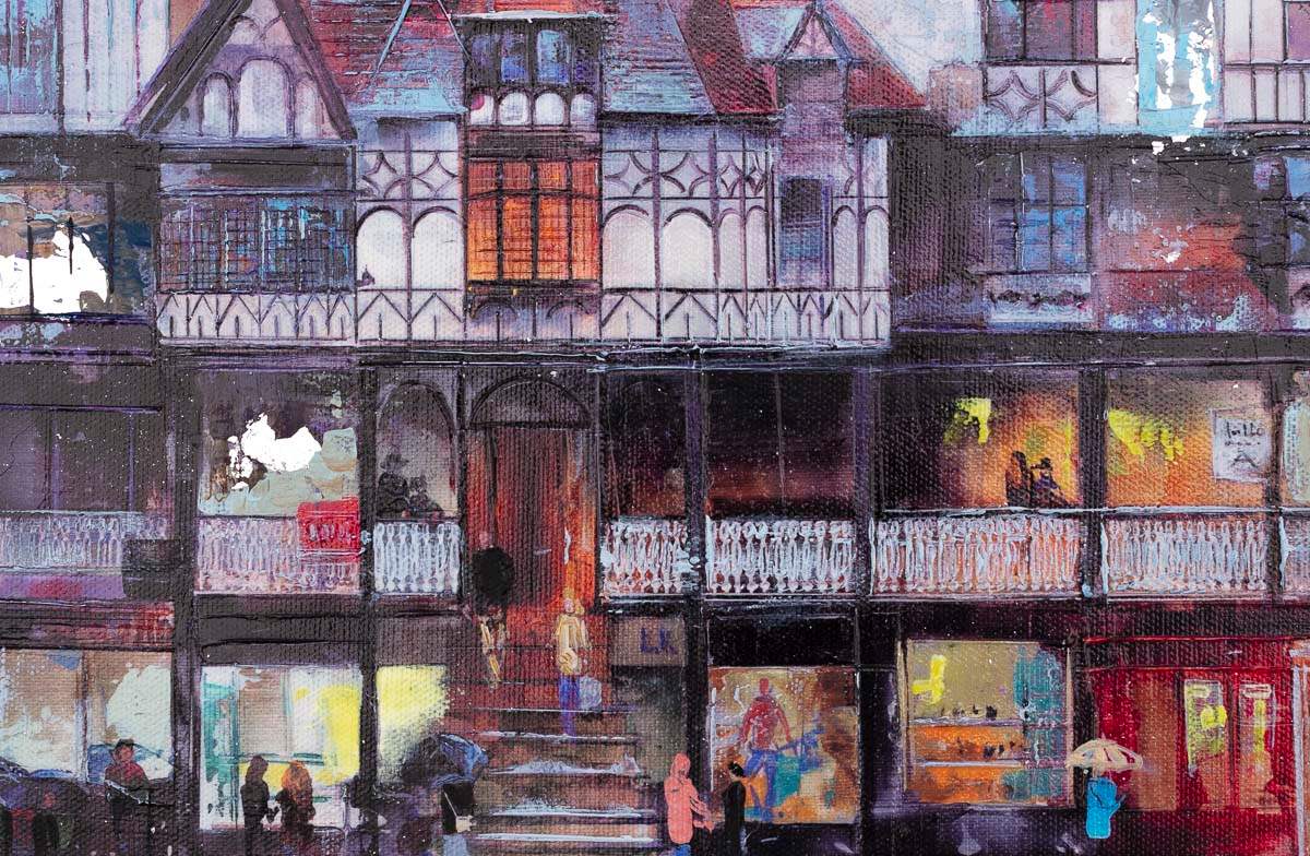 Sunshine On a Rainy Day - Original - SOLD by artist Veronika Benoni - Wyecliffe Galleries