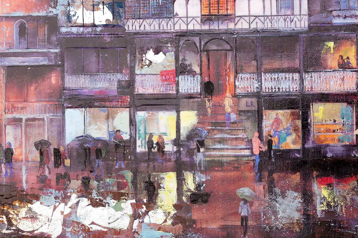 Sunshine On a Rainy Day - Original - SOLD by artist Veronika Benoni - Wyecliffe Galleries