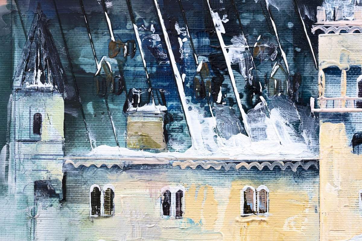 The Castle - Original - SOLD by artist Veronika Benoni - Wyecliffe Galleries