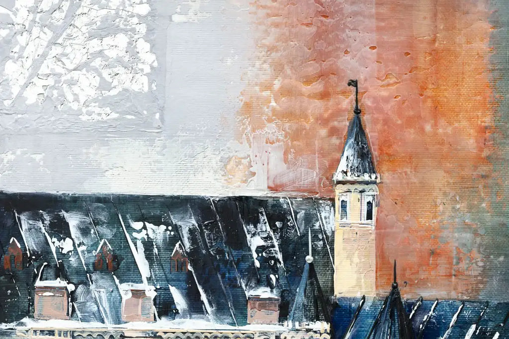 The Castle - Original - SOLD by artist Veronika Benoni - Wyecliffe Galleries