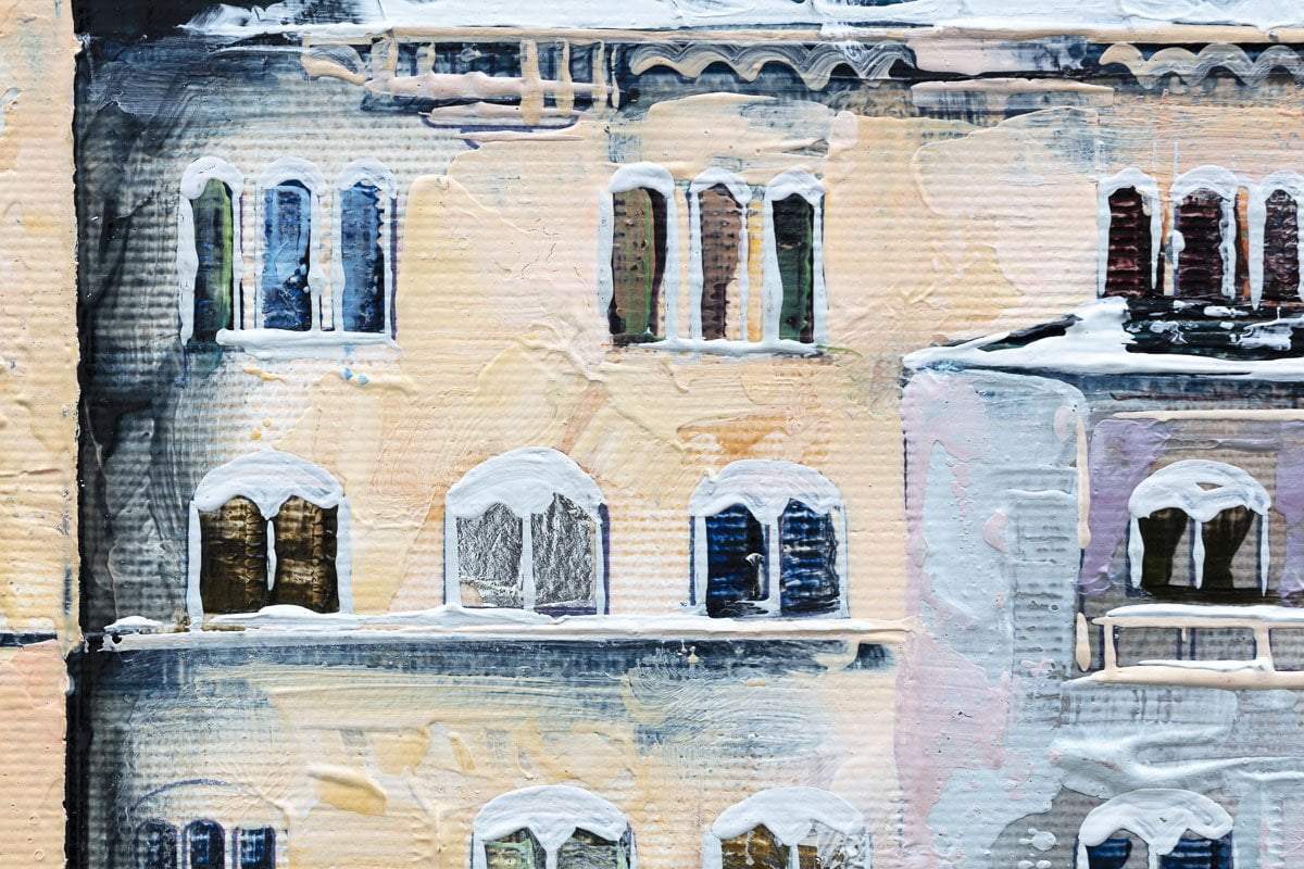 The Castle - Original - SOLD by artist Veronika Benoni - Wyecliffe Galleries