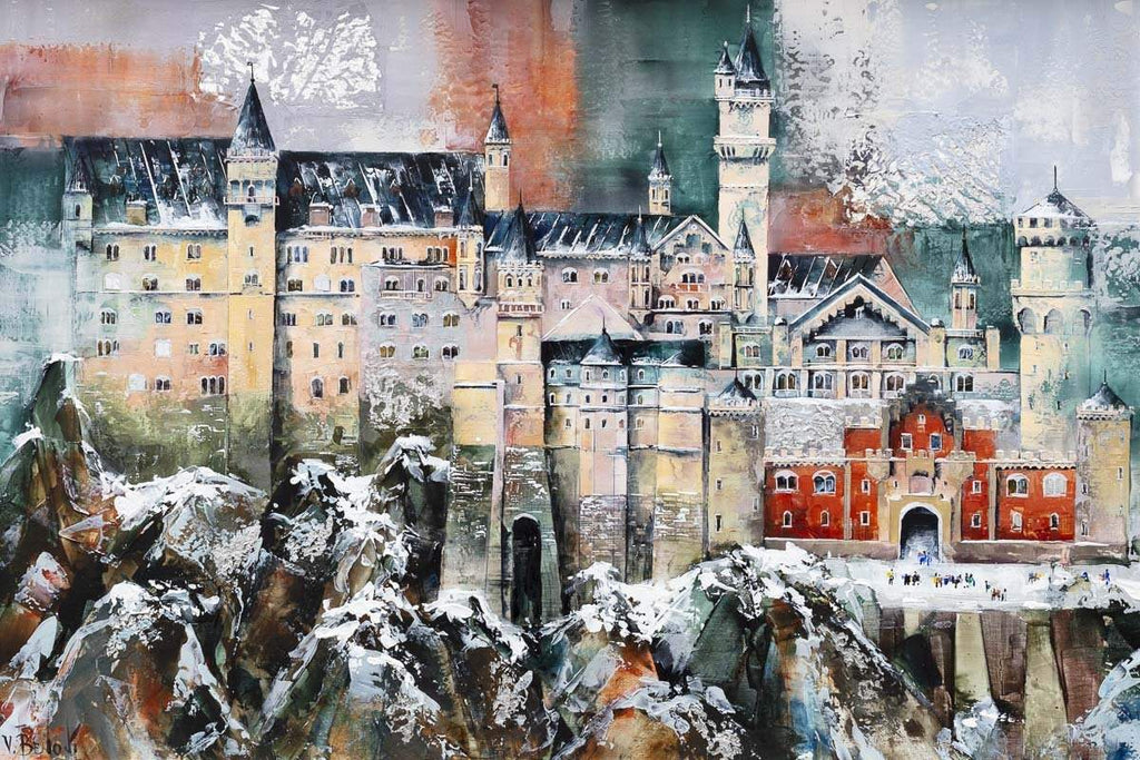 The Castle - Original - SOLD by artist Veronika Benoni - Wyecliffe Galleries