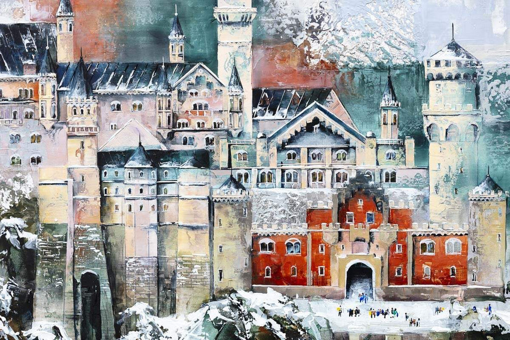 The Castle - Original - SOLD by artist Veronika Benoni - Wyecliffe Galleries