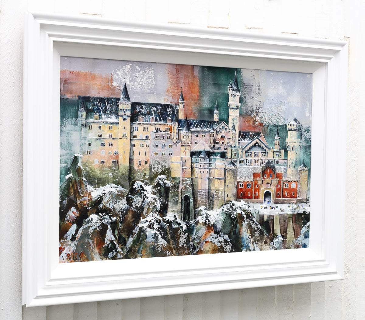 The Castle - Original - SOLD by artist Veronika Benoni - Wyecliffe Galleries