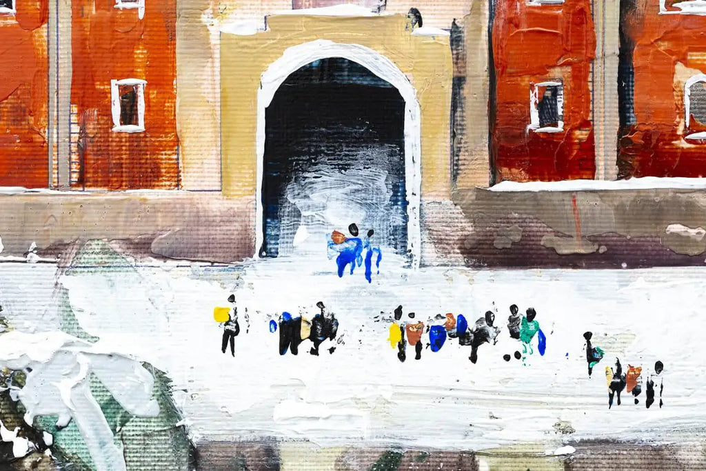 The Castle - Original - SOLD by artist Veronika Benoni - Wyecliffe Galleries