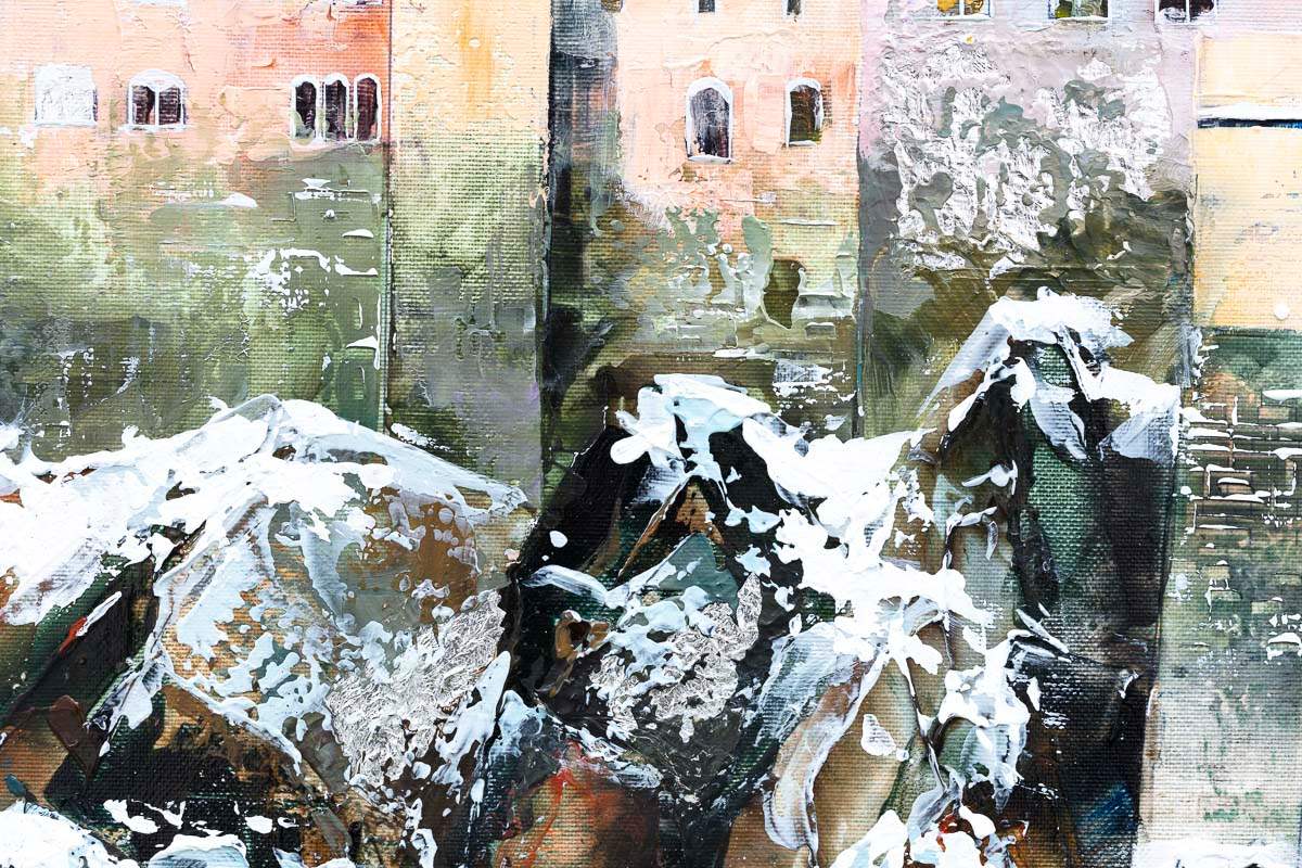 The Castle - Original - SOLD by artist Veronika Benoni - Wyecliffe Galleries