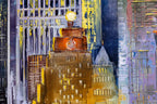 The City That Never Sleeps - Original - SOLD by artist Veronika Benoni - Wyecliffe Galleries