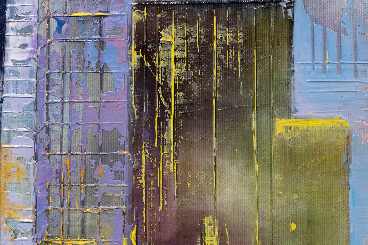 The City That Never Sleeps - Original - SOLD by artist Veronika Benoni - Wyecliffe Galleries