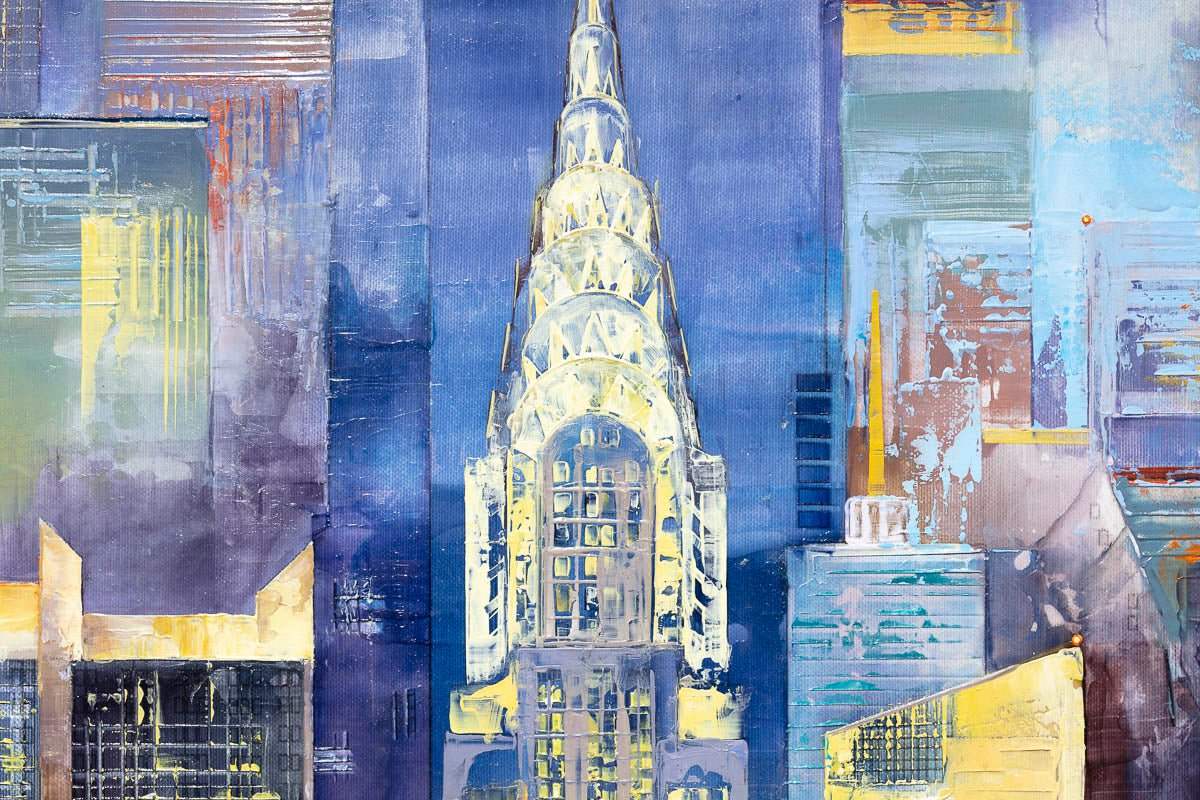 The City That Never Sleeps - Original - SOLD by artist Veronika Benoni - Wyecliffe Galleries