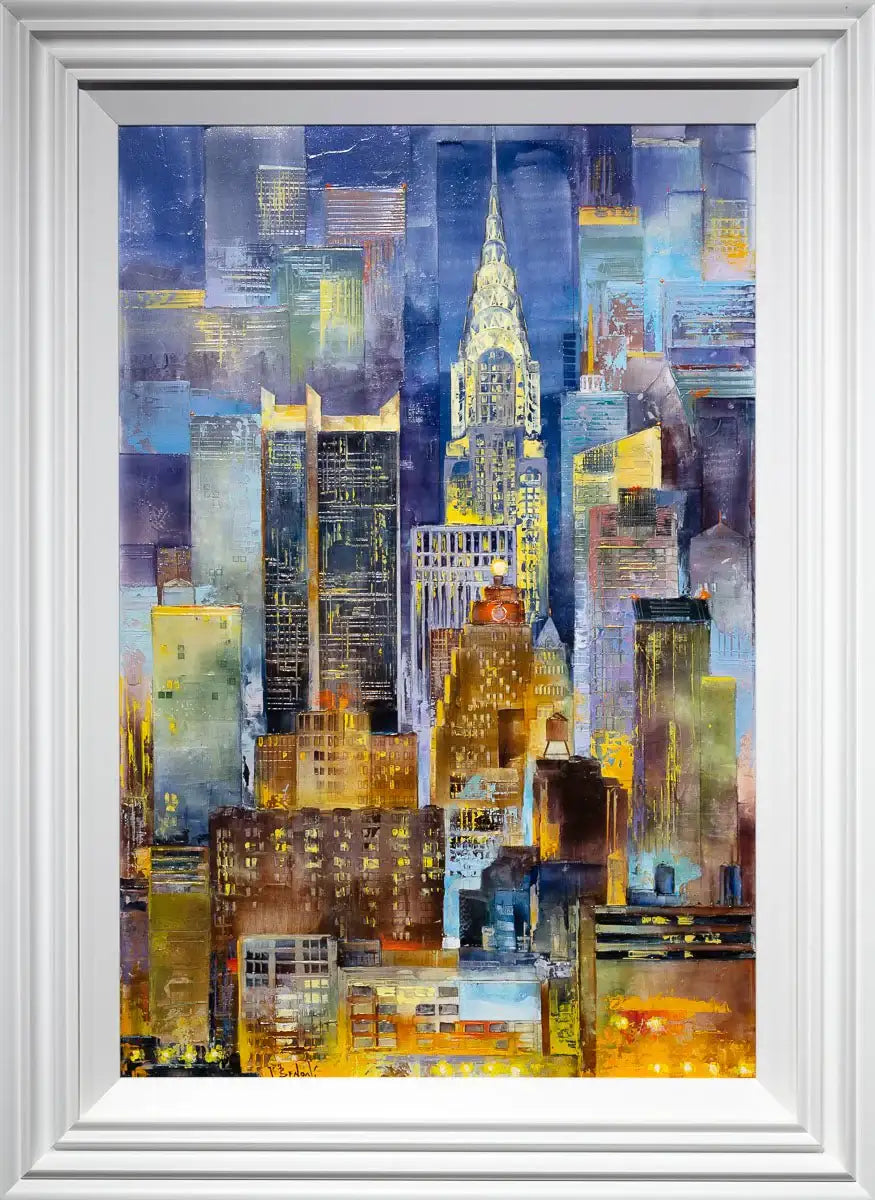 The City That Never Sleeps - Original - SOLD by artist Veronika Benoni - Wyecliffe Galleries