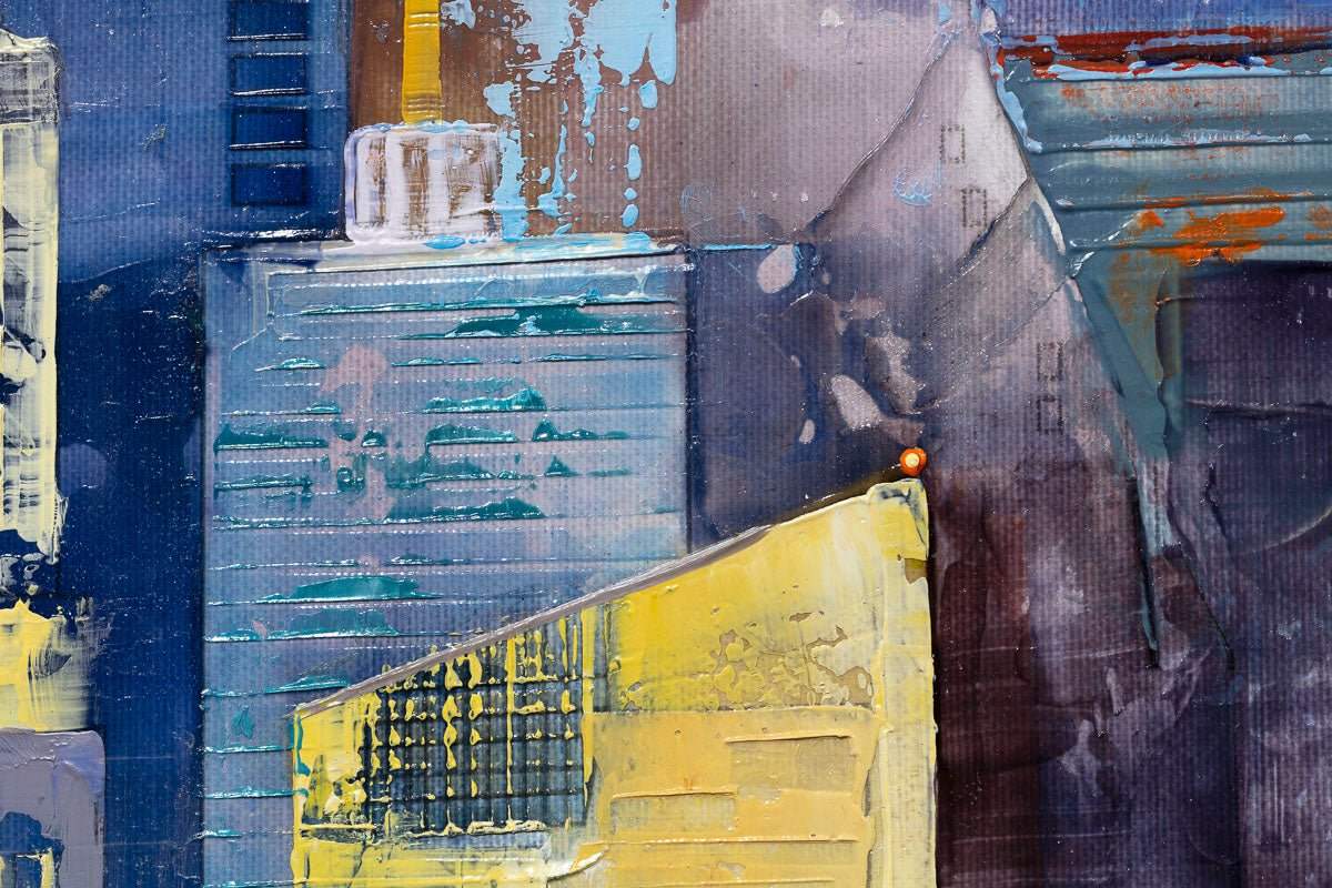 The City That Never Sleeps - Original - SOLD by artist Veronika Benoni - Wyecliffe Galleries