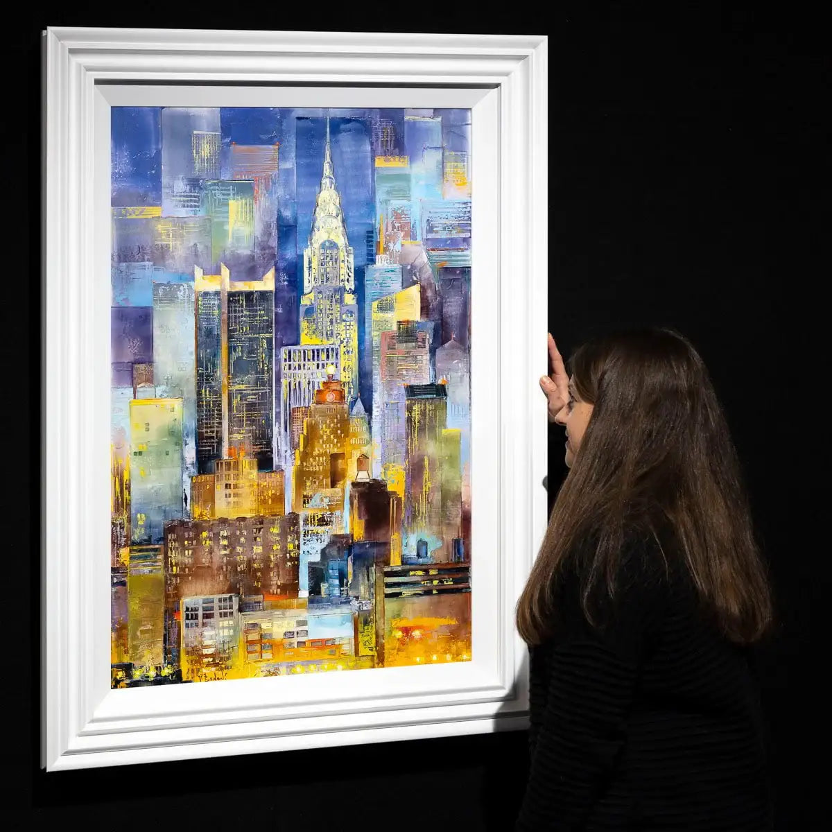 The City That Never Sleeps - Original - SOLD by artist Veronika Benoni - Wyecliffe Galleries