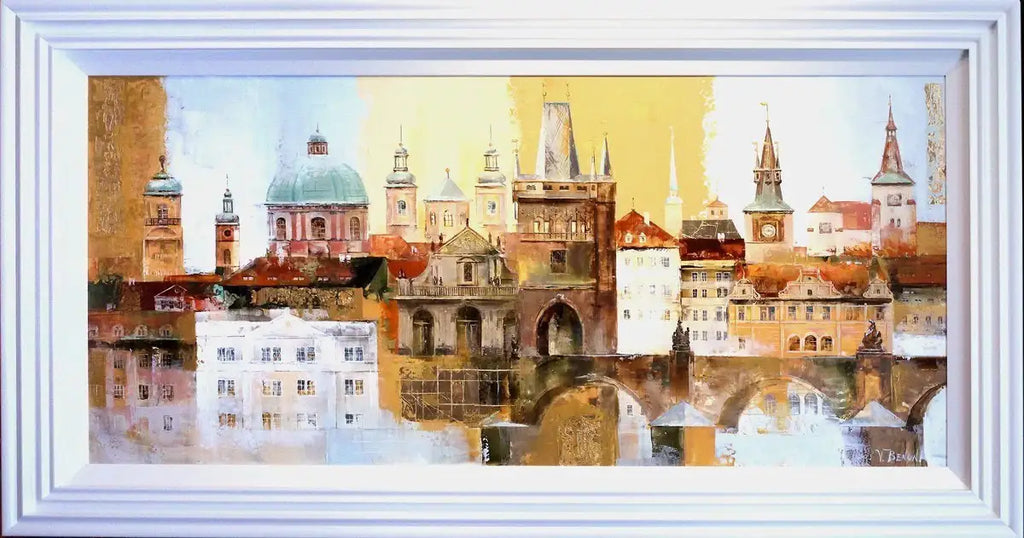 The Gold Prague - SOLD by artist Veronika Benoni - Wyecliffe Galleries