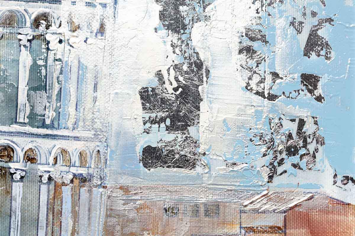 The Leaning Tower of Pisa - Original by artist Veronika Benoni - Wyecliffe Galleries