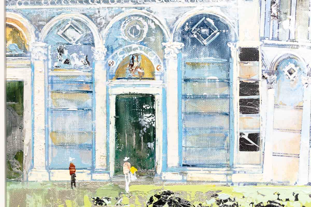 The Leaning Tower of Pisa - Original by artist Veronika Benoni - Wyecliffe Galleries