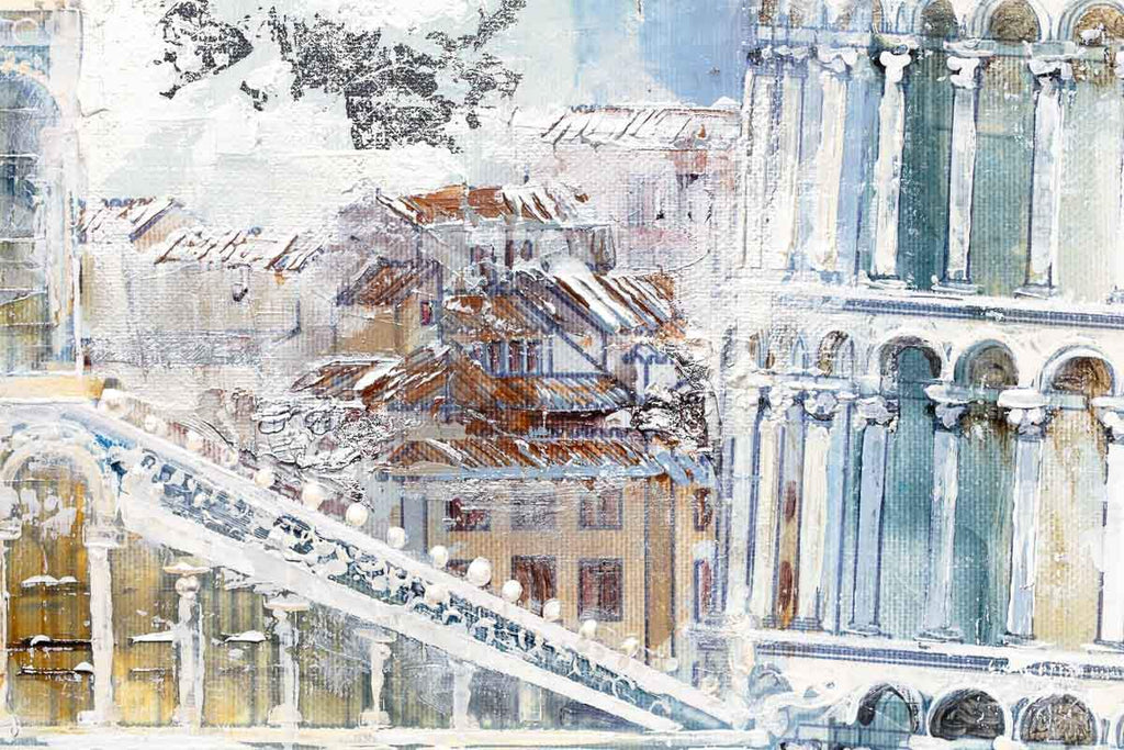 The Leaning Tower of Pisa - Original by artist Veronika Benoni - Wyecliffe Galleries