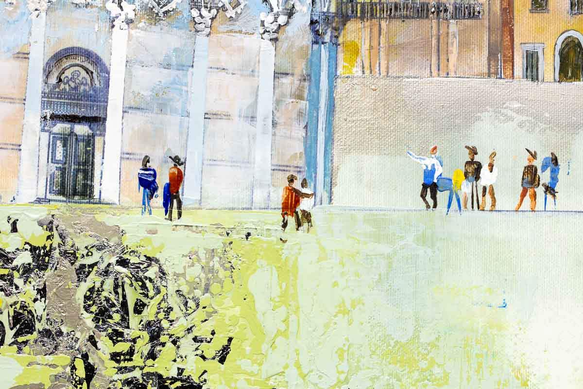 The Leaning Tower of Pisa - Original by artist Veronika Benoni - Wyecliffe Galleries