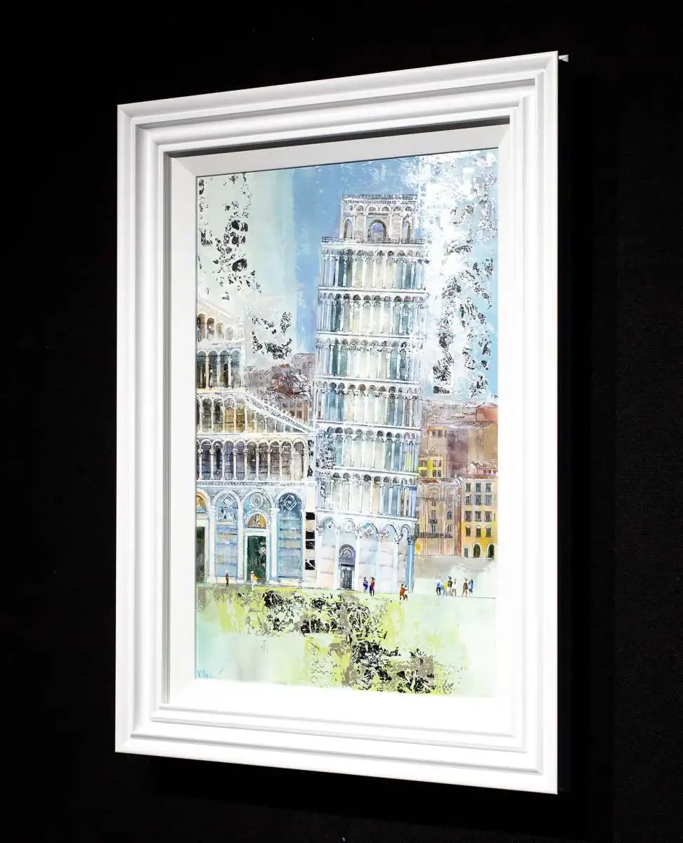 The Leaning Tower of Pisa - Original by artist Veronika Benoni - Wyecliffe Galleries
