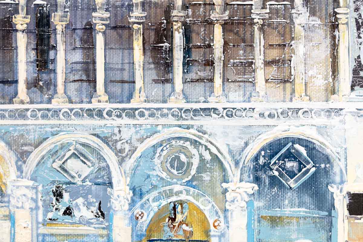 The Leaning Tower of Pisa - Original by artist Veronika Benoni - Wyecliffe Galleries