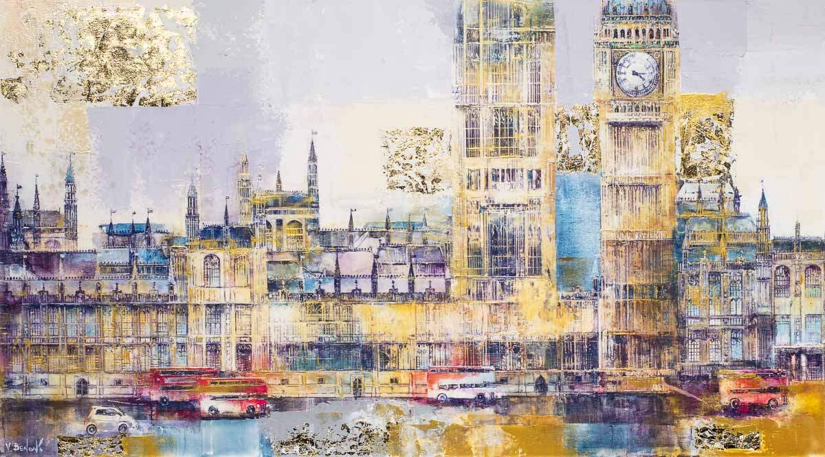 Big Ben - Original - SOLD by artist Veronika Benoni - Wyecliffe Galleries