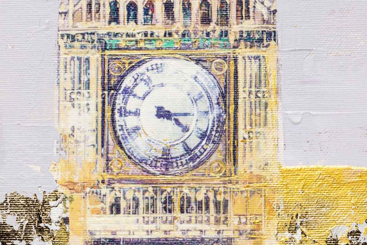 Big Ben - Original - SOLD by artist Veronika Benoni - Wyecliffe Galleries