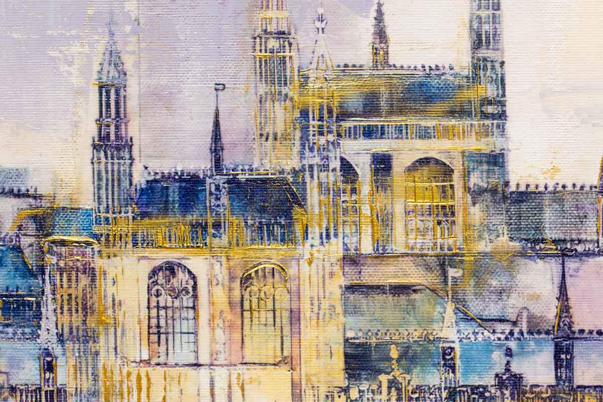 Big Ben - Original - SOLD by artist Veronika Benoni - Wyecliffe Galleries