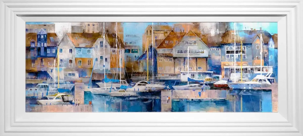 The London Yacht Club- SOLD by artist Veronika Benoni - Wyecliffe Galleries
