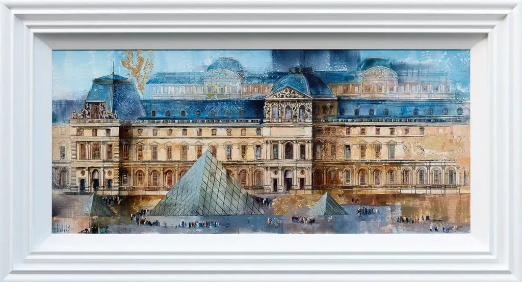 The Louvre - Original - SOLD by artist Veronika Benoni - Wyecliffe Galleries