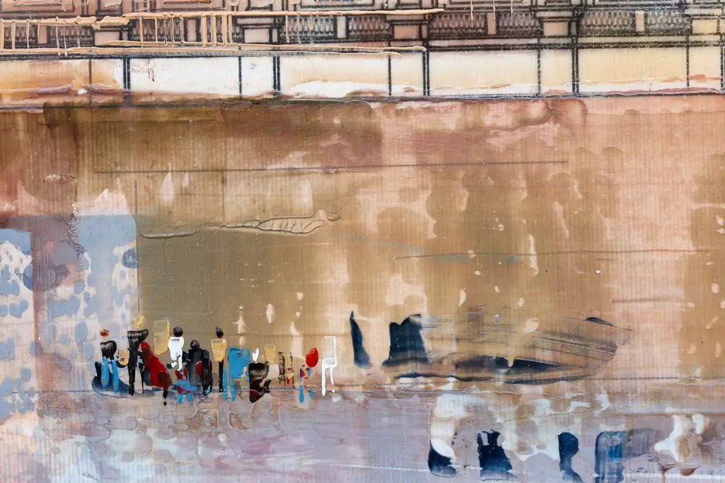 The Louvre - Original - SOLD by artist Veronika Benoni - Wyecliffe Galleries