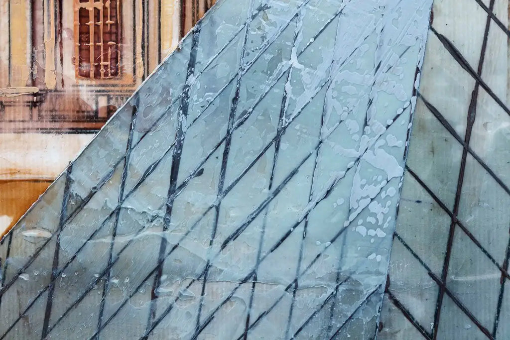 The Louvre - Original - SOLD by artist Veronika Benoni - Wyecliffe Galleries