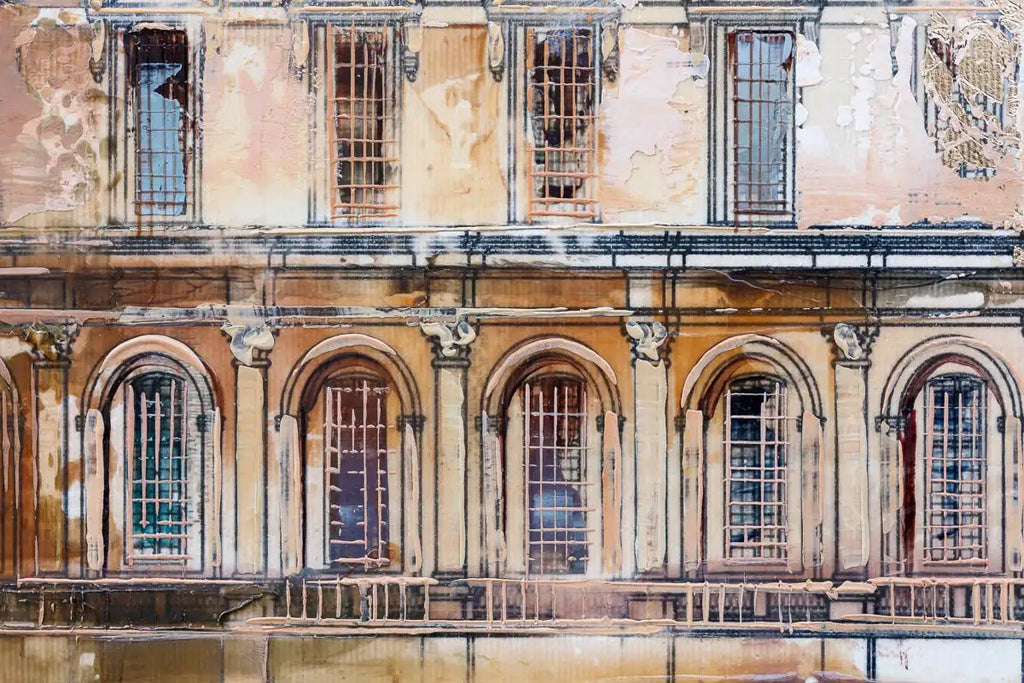 The Louvre - Original - SOLD by artist Veronika Benoni - Wyecliffe Galleries