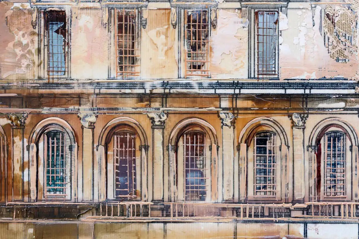 The Louvre - Original - SOLD by artist Veronika Benoni - Wyecliffe Galleries