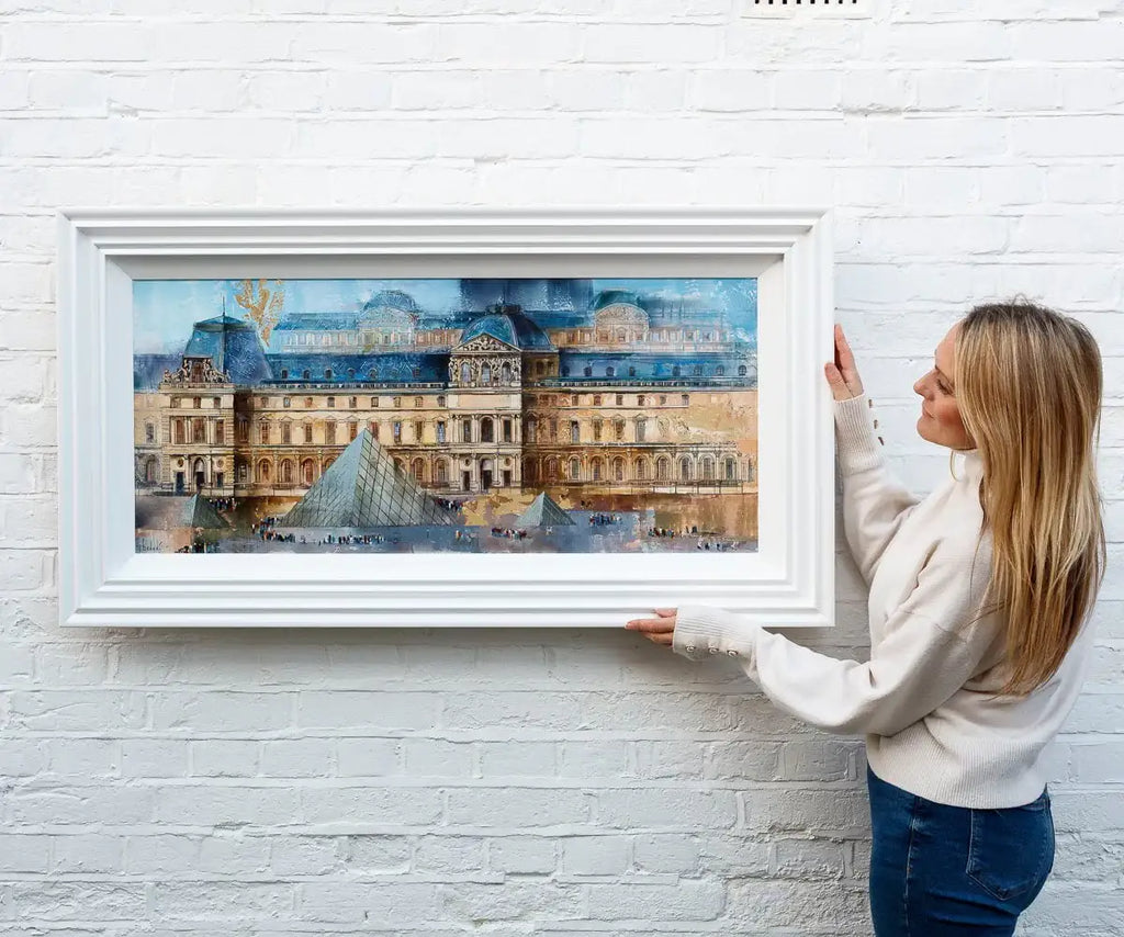 The Louvre - Original - SOLD by artist Veronika Benoni - Wyecliffe Galleries