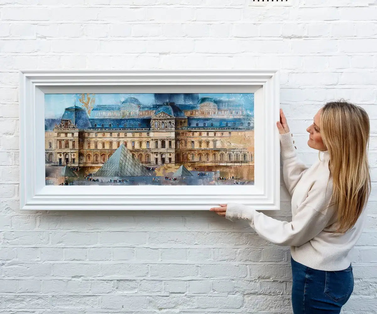 The Louvre - Original - SOLD by artist Veronika Benoni - Wyecliffe Galleries